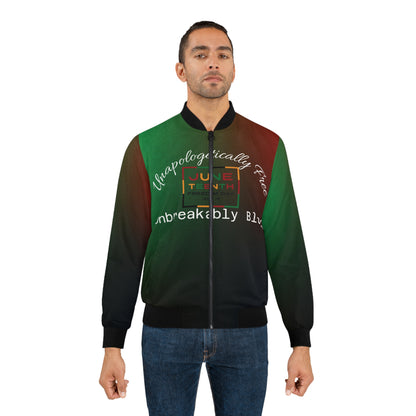 🔥 Unbound Bomber – Men’s Juneteenth Celebration Jacket