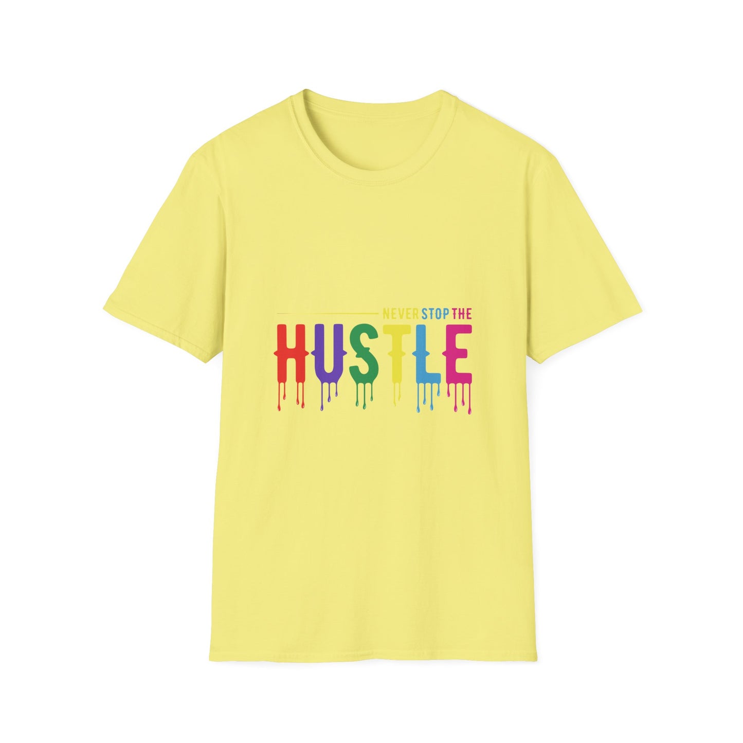Colorful Hustle Tee – Soft T-Shirt for Entrepreneurs