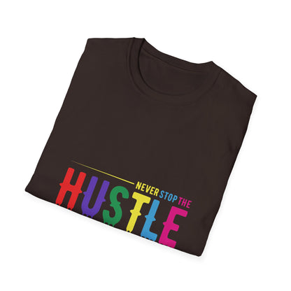 Colorful Hustle Tee – Soft T-Shirt for Entrepreneurs