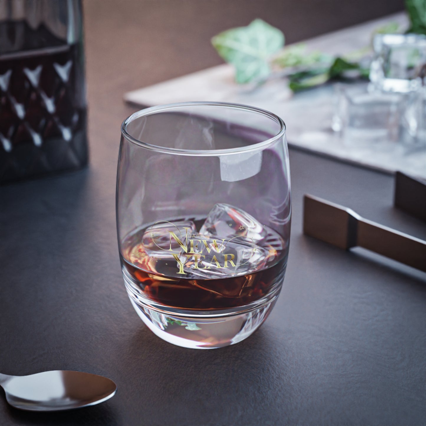 New Year Celebration Whiskey Glass – Sip in Style