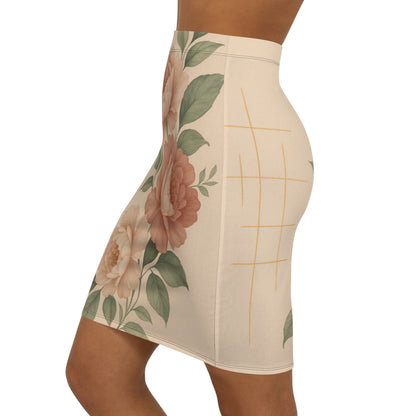 Petal & Poise Pencil Skirt