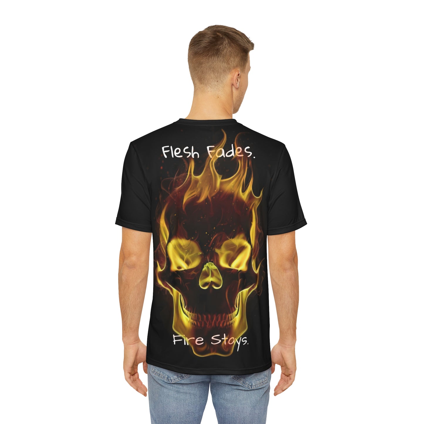 🔥 Flame Skull Graphic Tee – Unapologetically Bold. Effortlessly Cool.