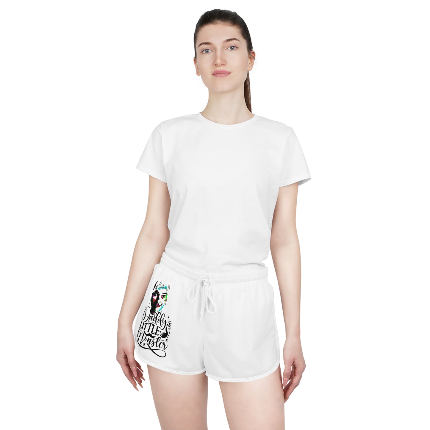 Daddy's Little Monster Women’s Relaxed Shorts | Casual Summer Style, Comfy Loungewear, Gift for Her or the Little Monster Crew