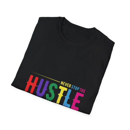 Colorful Hustle Tee – Soft T-Shirt for Entrepreneurs