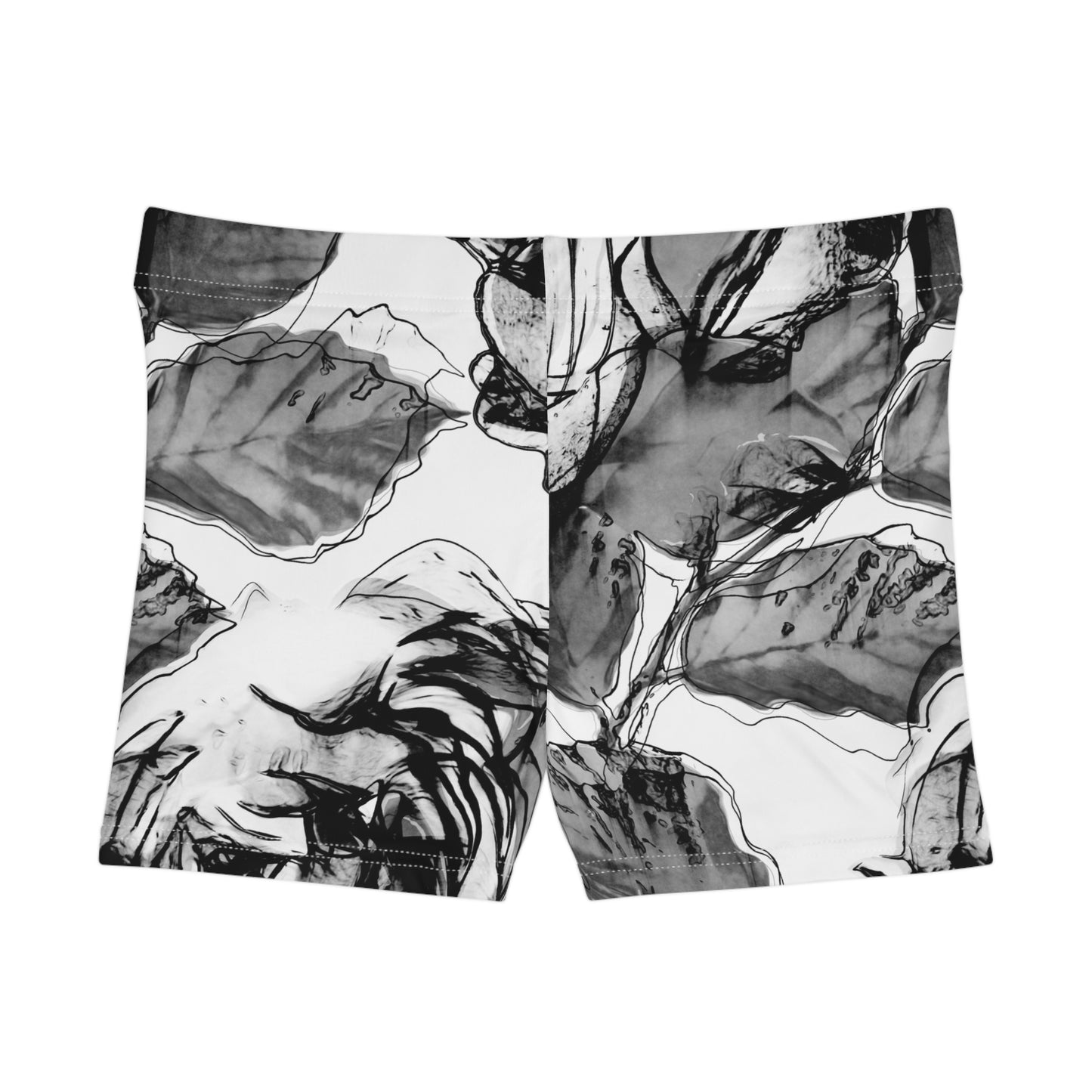 Black Floral Women’s Matching Shorts