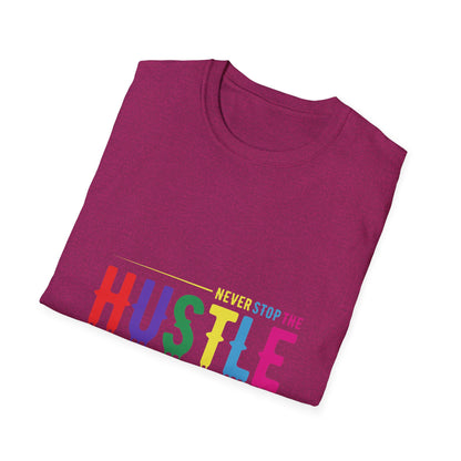 Colorful Hustle Tee – Soft T-Shirt for Entrepreneurs