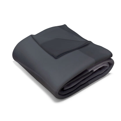 Black Abstract Cozy Arctic Fleece Blanket – Modern Comfort, Artistic Edge, Everyday Warmth