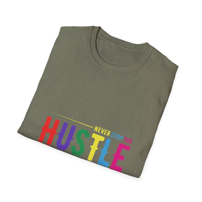 Colorful Hustle Tee – Soft T-Shirt for Entrepreneurs