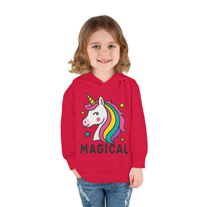 🦄 Magical Unicorn Toddler Fleece Hoodie Cozy & Cute Pullover for Toddlers | Perfect for Birthdays, School Days & Magical Moments