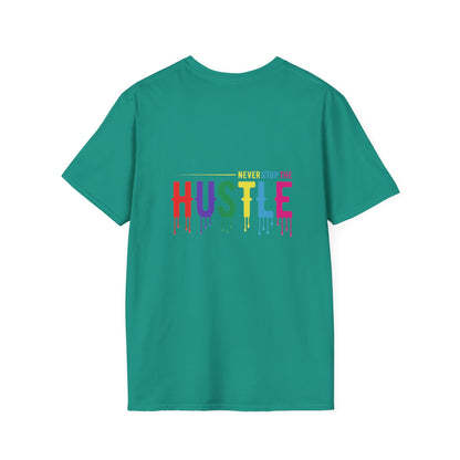 Colorful Hustle Tee – Soft T-Shirt for Entrepreneurs
