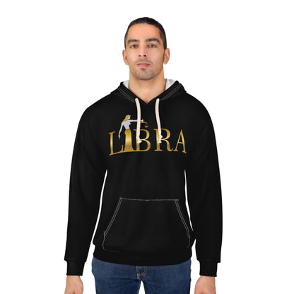 🌌 Libra Zodiac Men’s Pullover Hoodie | Astrology Gift | Celestial Wear | Horoscope Apparel | Star Sign Clothing ⚖️