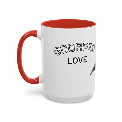 “Scorpio Bloom” Floral Accent Coffee Mug