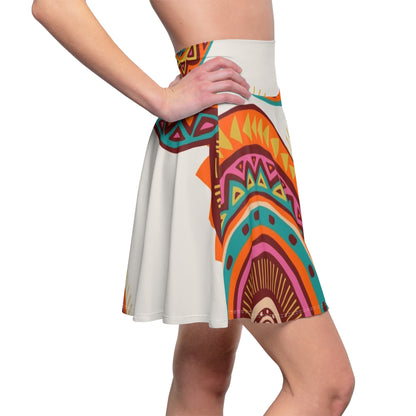 Bohemian Women's Printed Skirt – Effortless Style with a Bold Twist