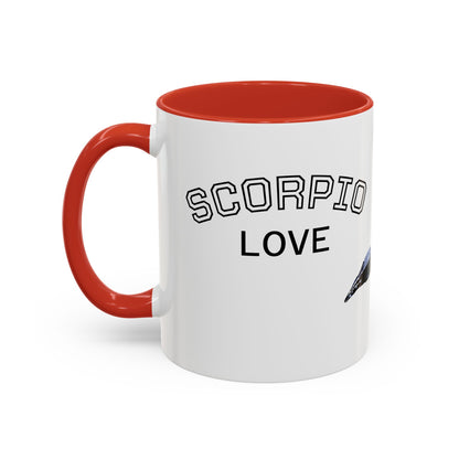 “Scorpio Bloom” Floral Accent Coffee Mug