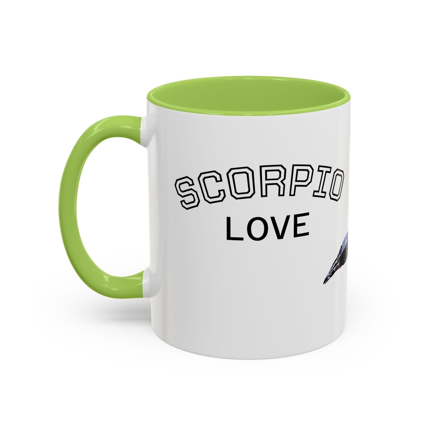 “Scorpio Bloom” Floral Accent Coffee Mug
