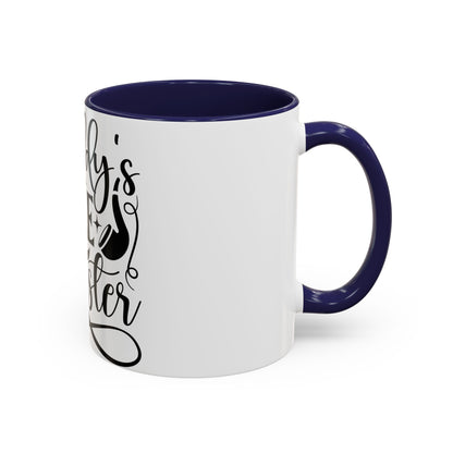 Daddy's Little Monster Coffee Mug | Funny Gift for Dads, Father’s Day Mug, Baby Shower Surprise, Family Drinkware