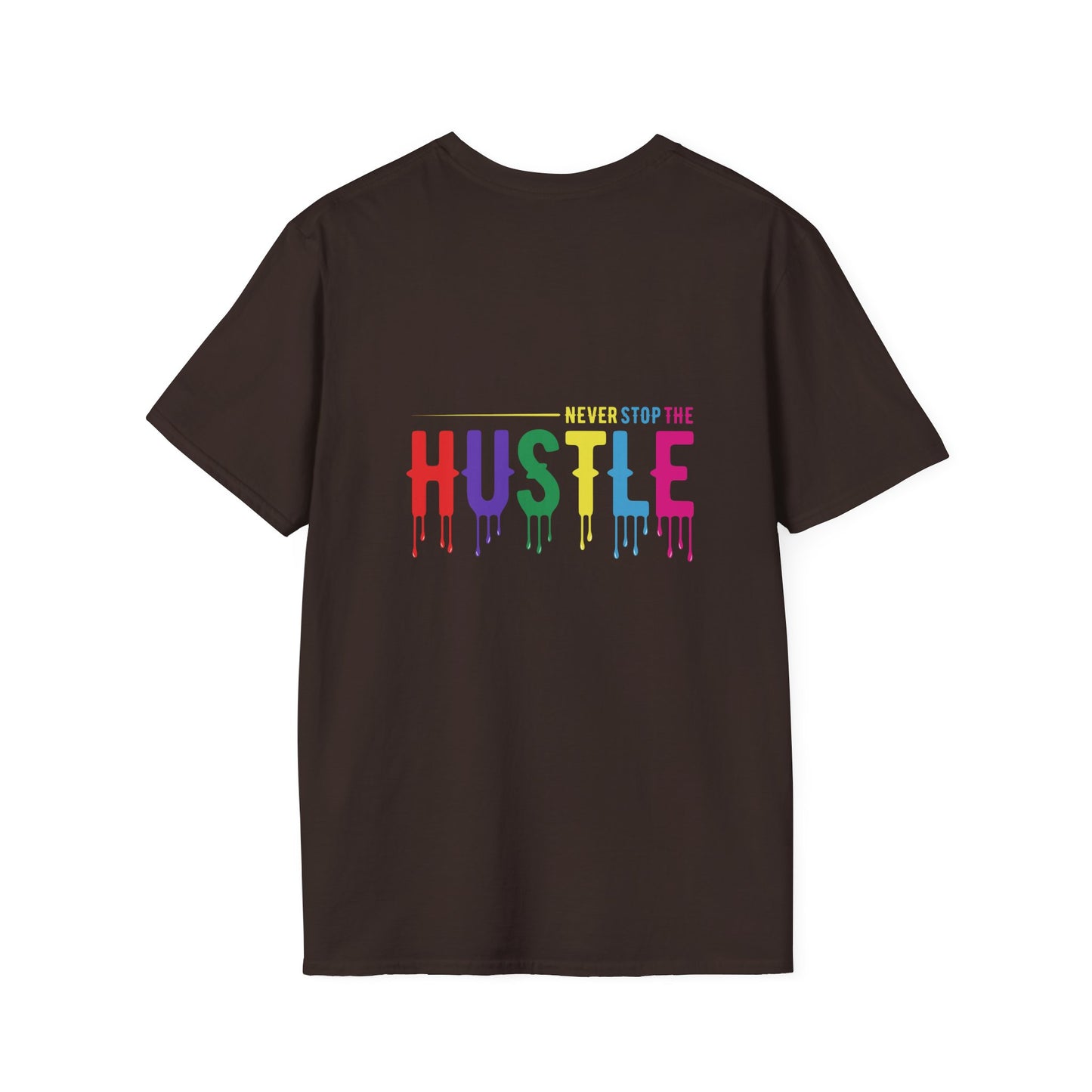 Colorful Hustle Tee – Soft T-Shirt for Entrepreneurs