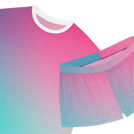 🌈 Women’s Gradient Pajama Set – Where Cozy Meets Chic