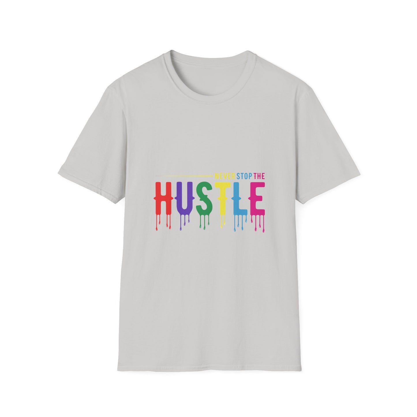 Colorful Hustle Tee – Soft T-Shirt for Entrepreneurs