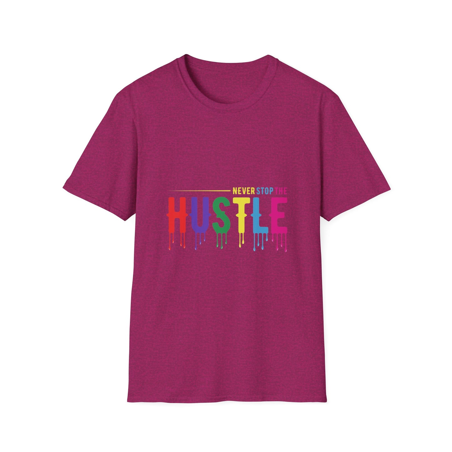 Colorful Hustle Tee – Soft T-Shirt for Entrepreneurs