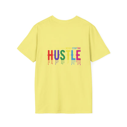 Colorful Hustle Tee – Soft T-Shirt for Entrepreneurs