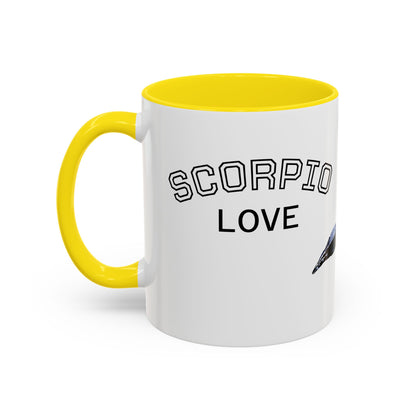 “Scorpio Bloom” Floral Accent Coffee Mug