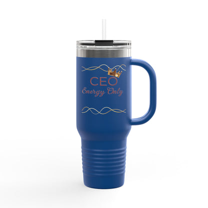 Insulated Travel Mug - 'CEO Energy Only'
