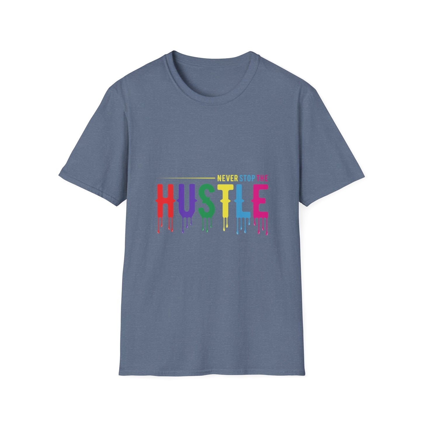 Colorful Hustle Tee – Soft T-Shirt for Entrepreneurs