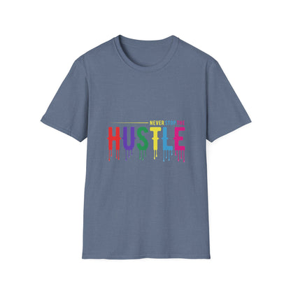 Colorful Hustle Tee – Soft T-Shirt for Entrepreneurs
