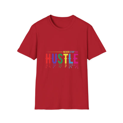 Colorful Hustle Tee – Soft T-Shirt for Entrepreneurs