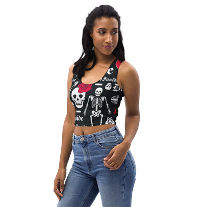 🖤 Dead Inside Crop Top + Dead Inside Leggings with Pockets Bundle