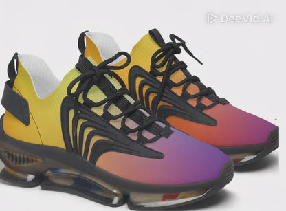 Rainbow Women's Mesh Sneakers | Colorful Comfort Meets Everyday Style